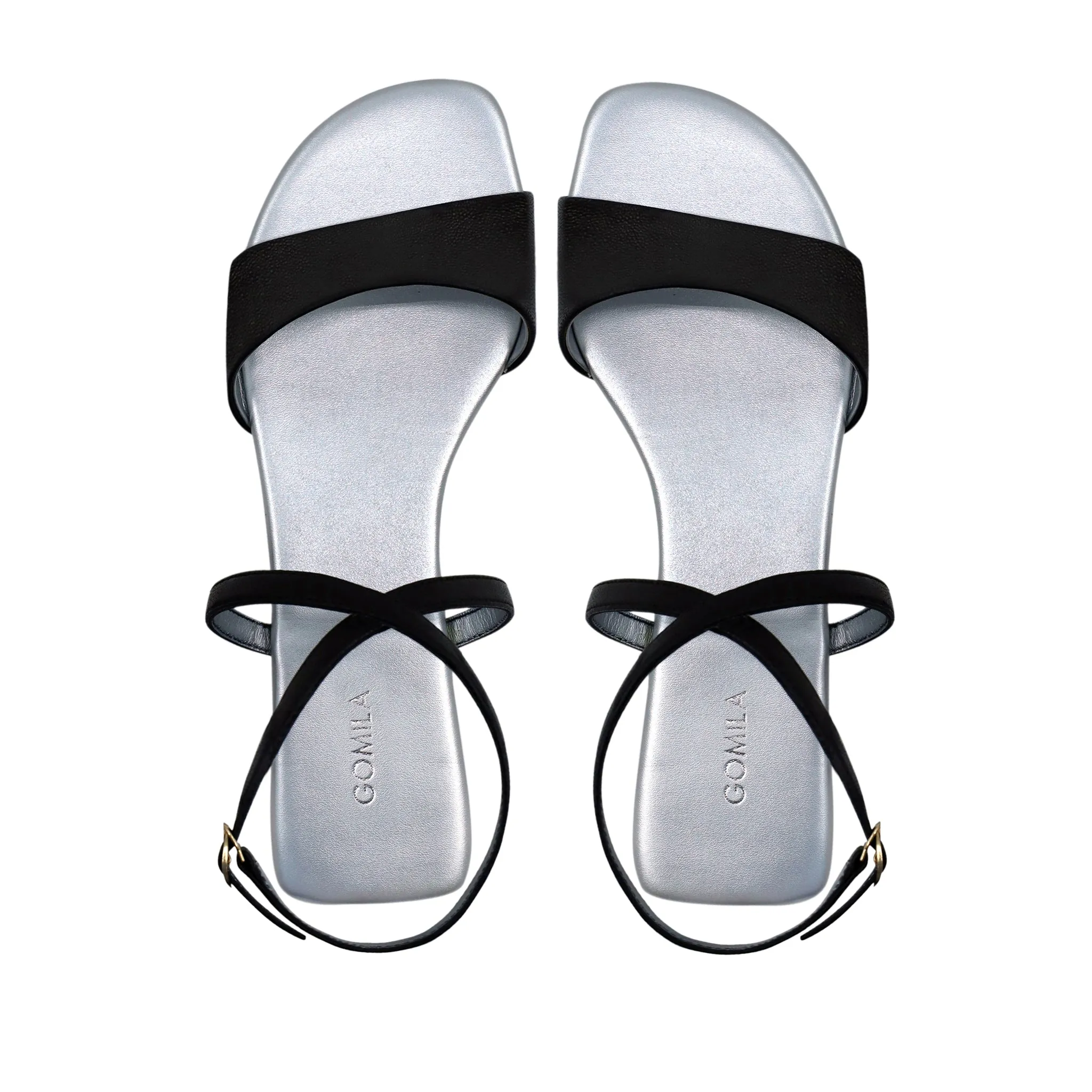 Annabelle - Women's Silver Gray Strapped Sandal