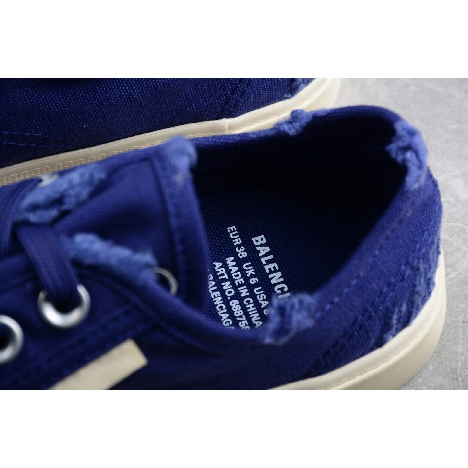 BALENCIAGA PARIS MID VULC DESTR x BLUE