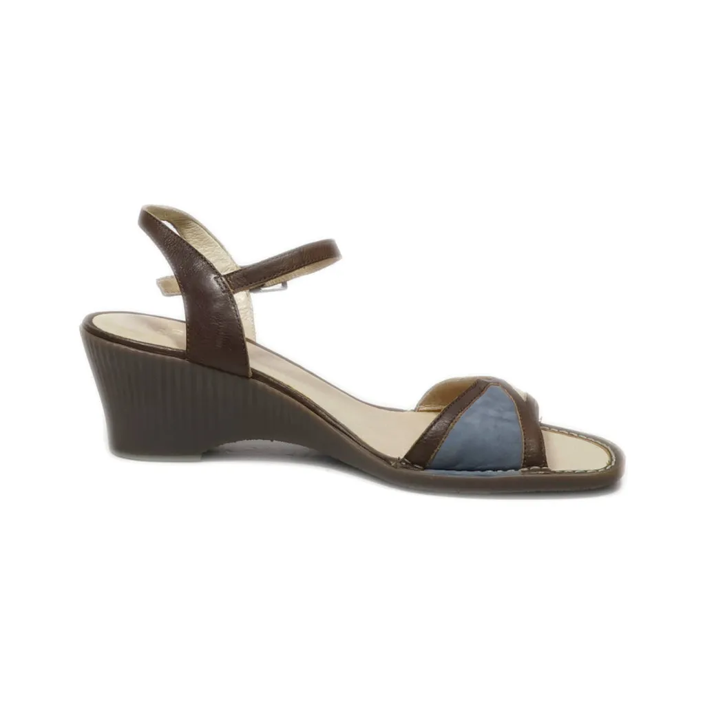 Camper Mid-Heel Sandals Leather Brown Colour For Women