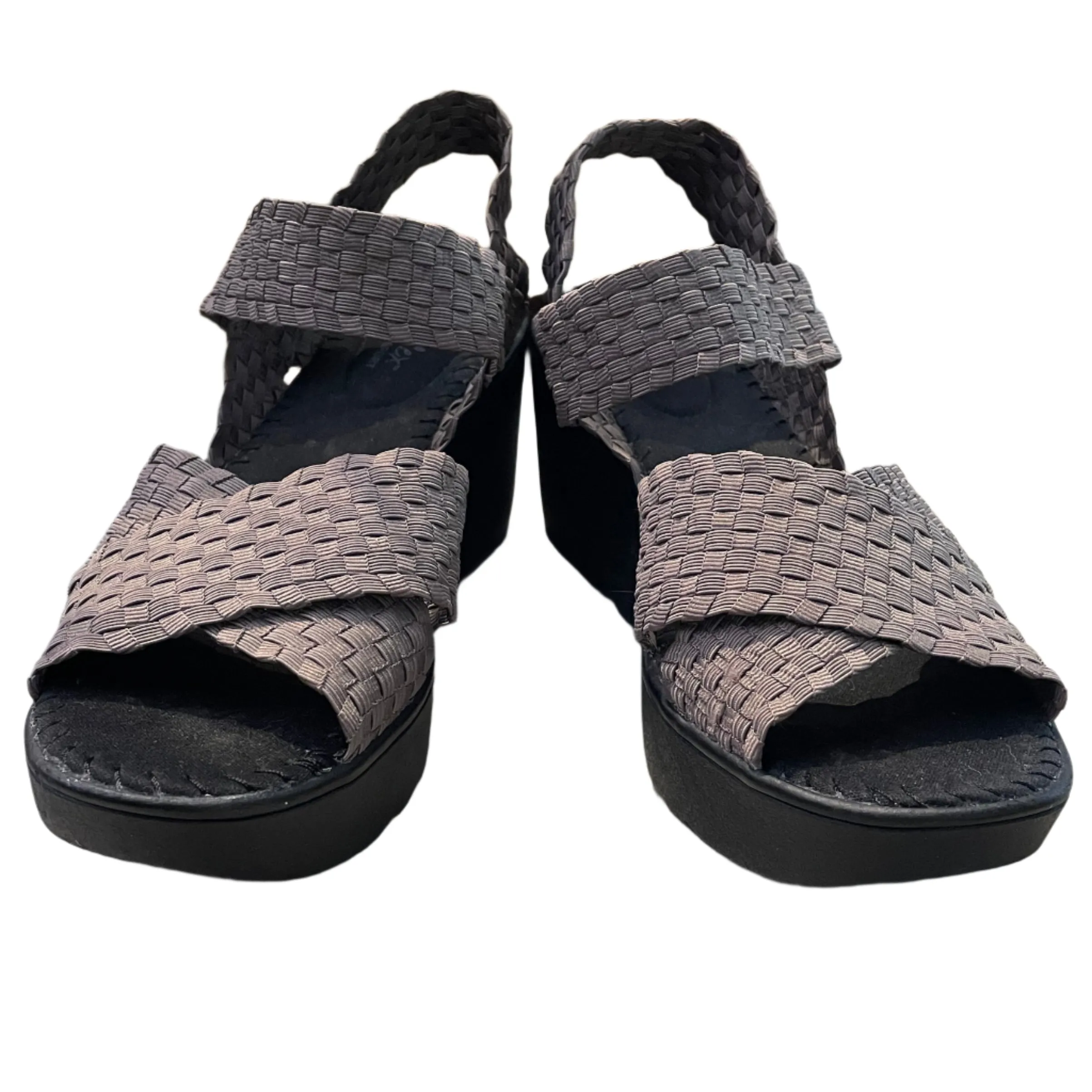 DEXFLEX Sport Strappy Open Toe Wedge Sandals Comfort Size 7