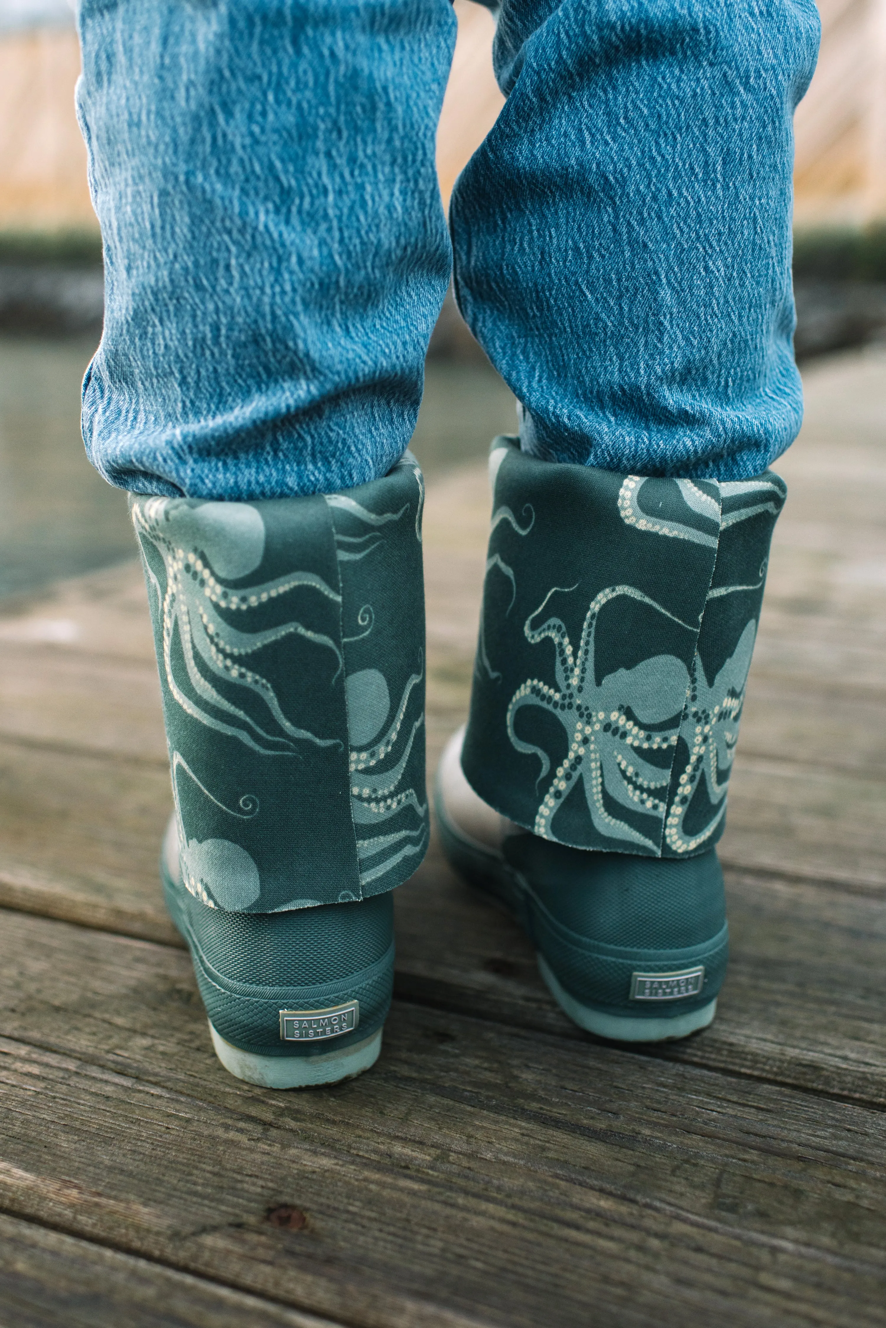 Green Octopus 15" Legacy Boot