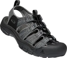 KEEN OUTDOOR NEWPORT HD HIKING SANDALS BLACK/STEEL GREY 1022252
