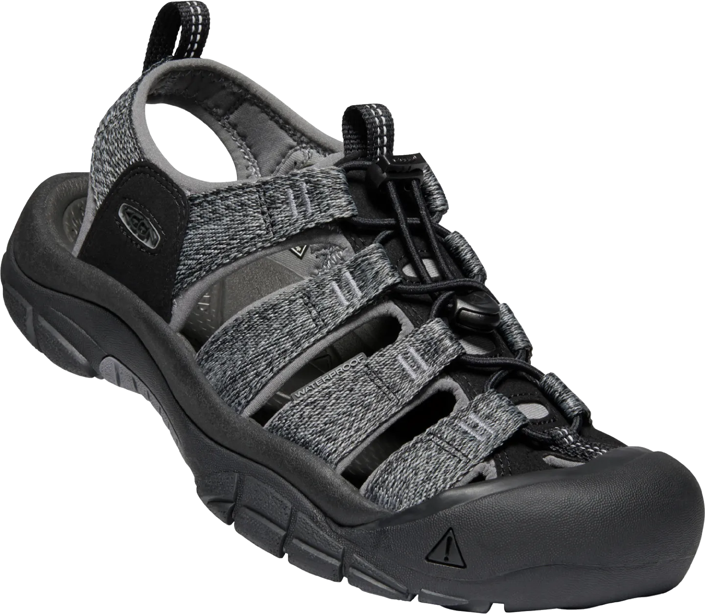 KEEN OUTDOOR NEWPORT HD HIKING SANDALS BLACK/STEEL GREY 1022252