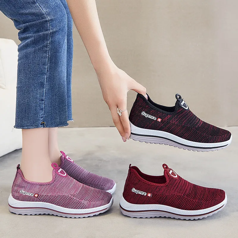 Ladies Pump Slip On Casual Walking Shoes
