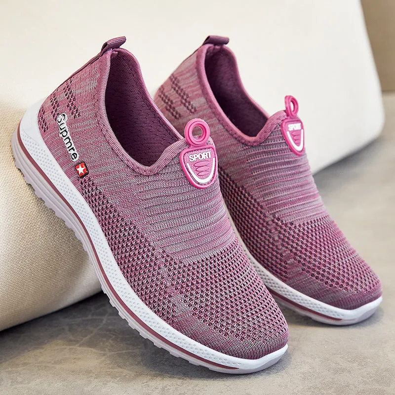 Ladies Pump Slip On Casual Walking Shoes