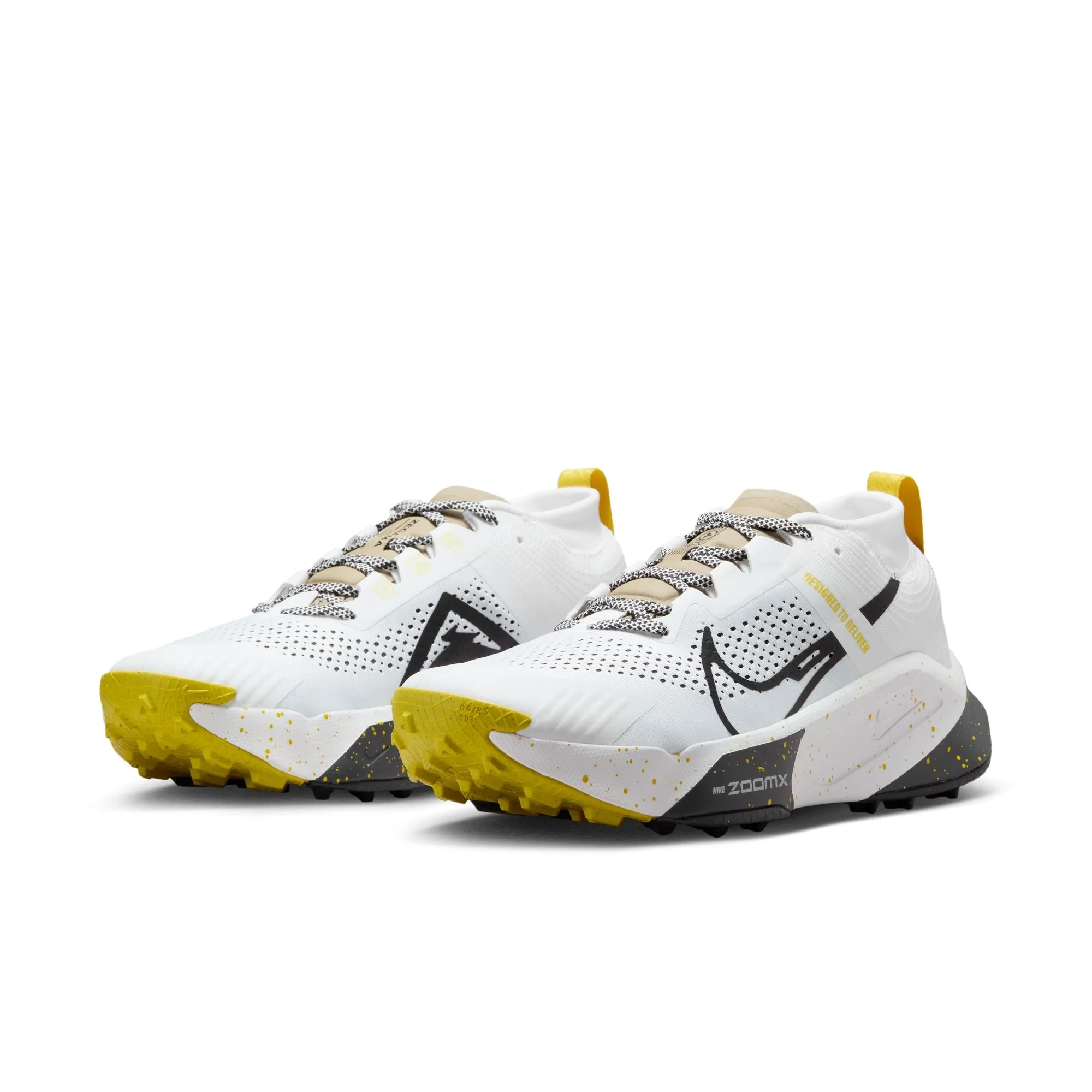 MEN'S ZEGAMA TRAIL - D - 100 WHITE/BLACK