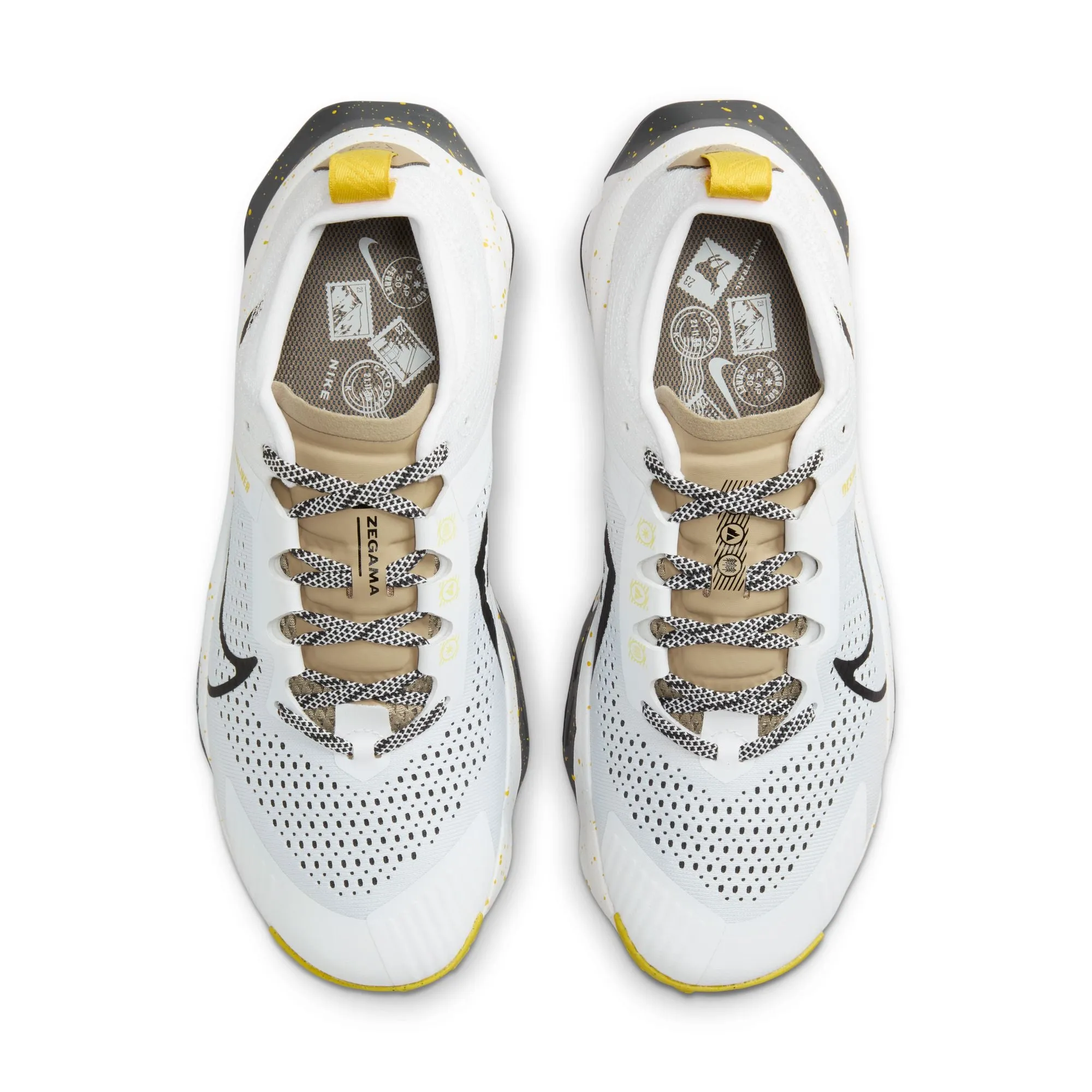 MEN'S ZEGAMA TRAIL - D - 100 WHITE/BLACK
