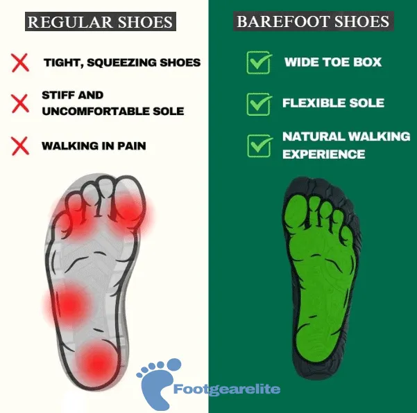 Non-slip & universal winter barefoot Orthotic Shoes