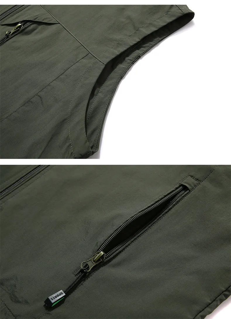 Quick-drying outdoor vest