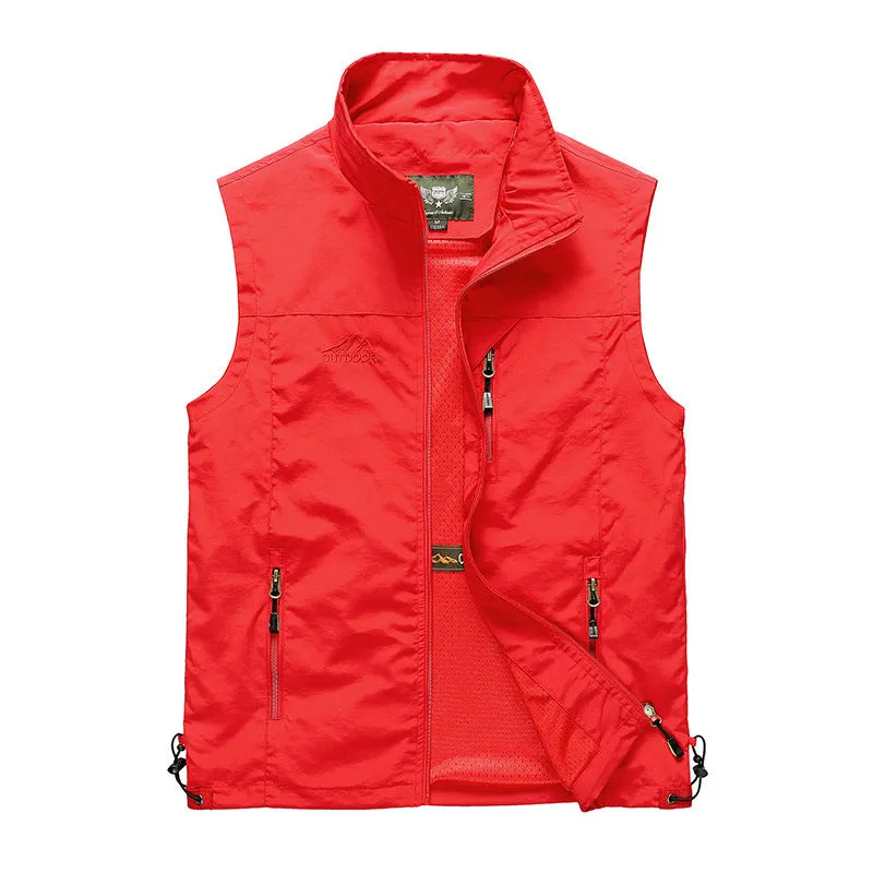Quick-drying outdoor vest