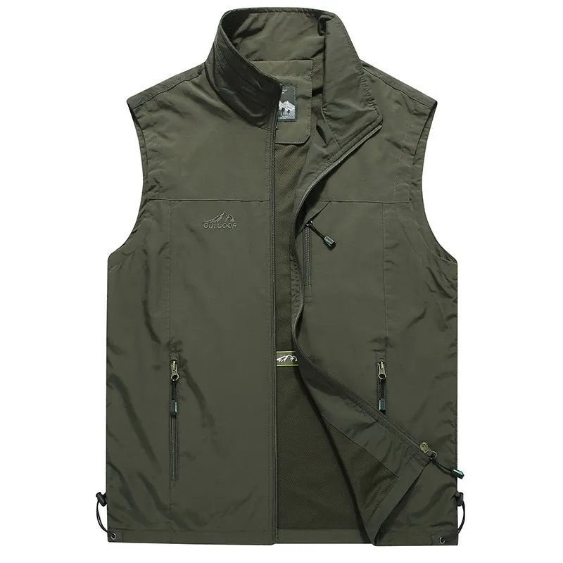 Quick-drying outdoor vest