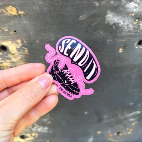 Send It Die-Cut Climbing Sticker