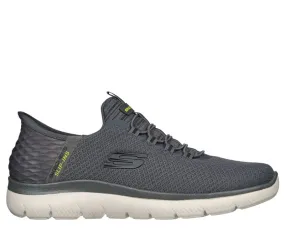 Skechers Men's Summit High Sneakers- Charcoal