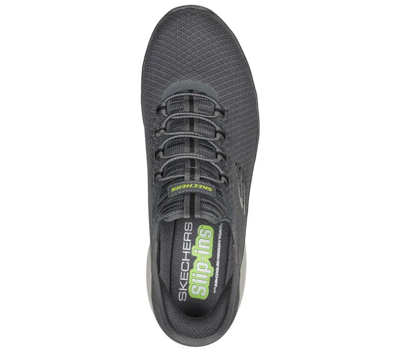 Skechers Men's Summit High Sneakers- Charcoal