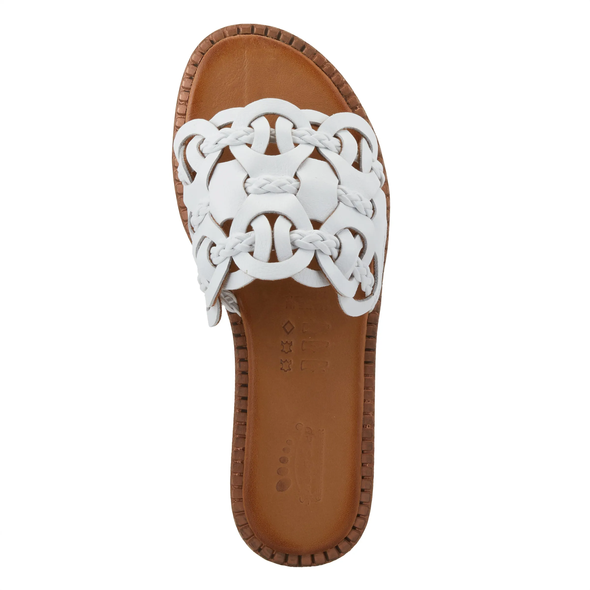 Spring Step Shoes Alysia Women’s Leather Slide Sandals