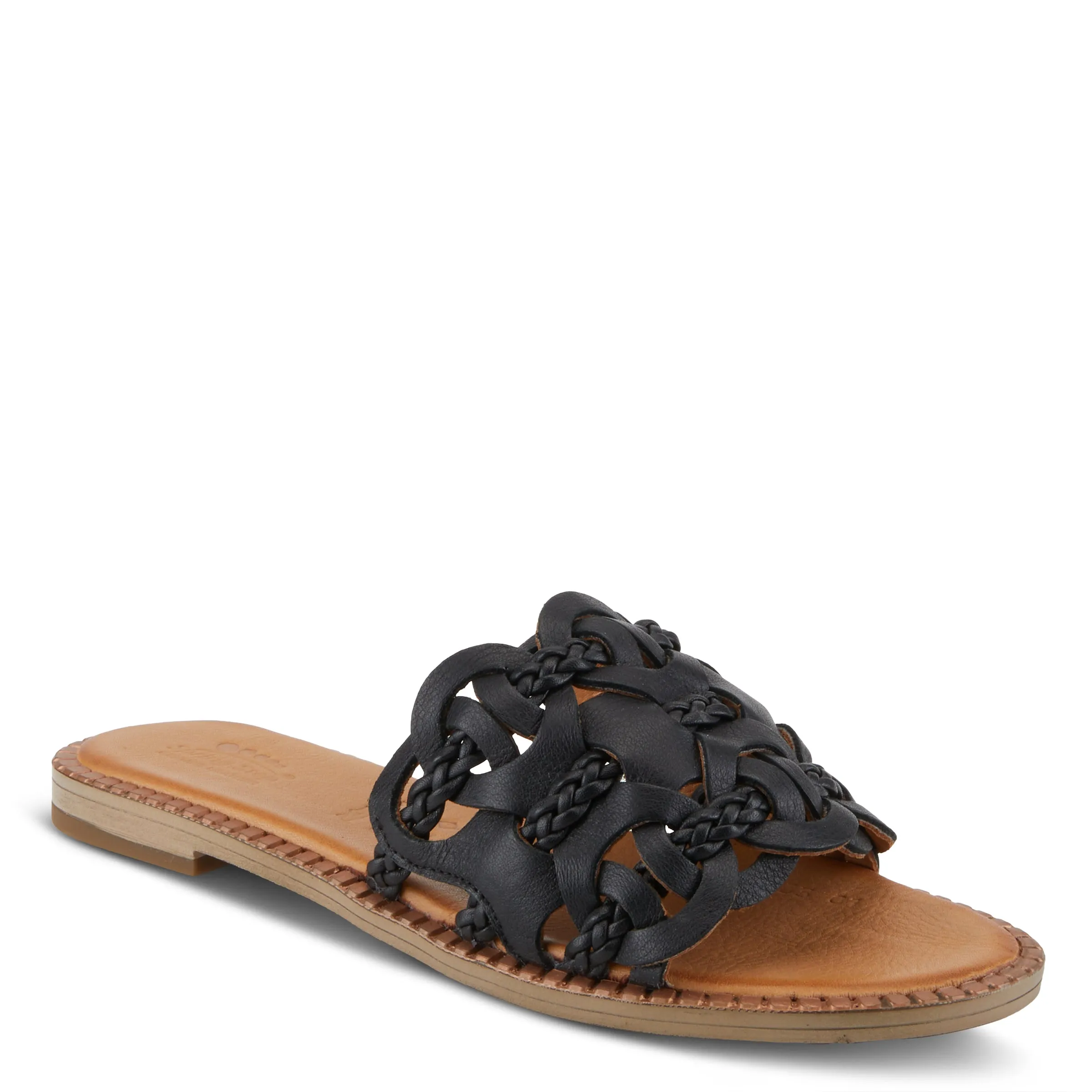 Spring Step Shoes Alysia Women’s Leather Slide Sandals
