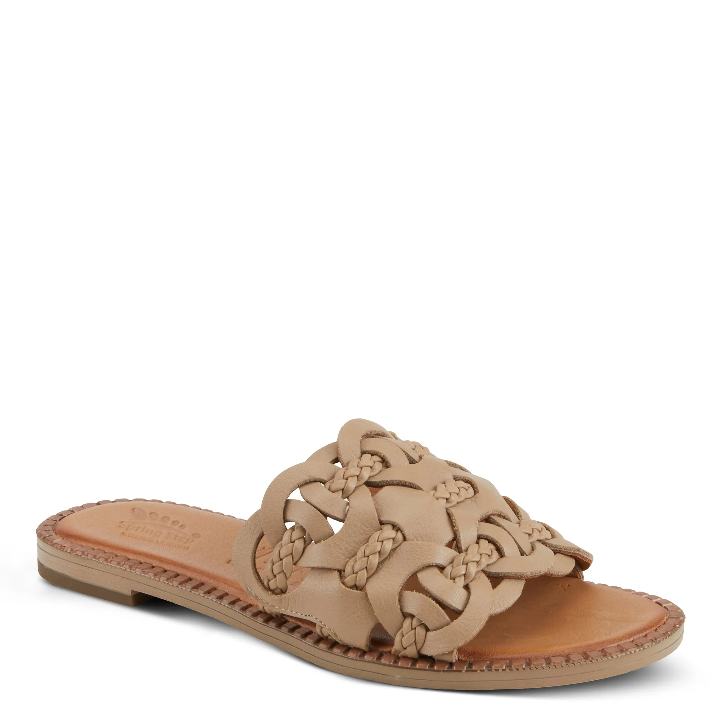 Spring Step Shoes Alysia Women’s Leather Slide Sandals