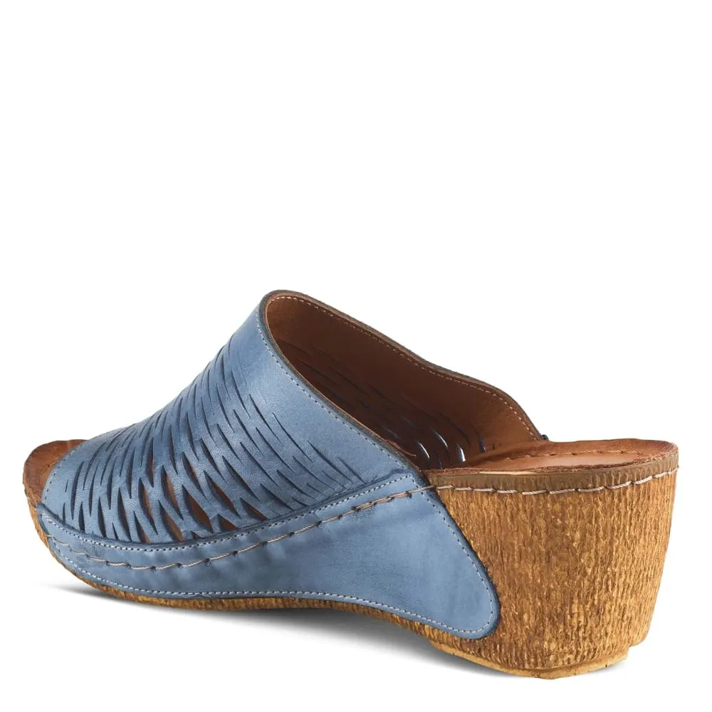 Spring Step Shoes Cunacena Leather Slide Sandal