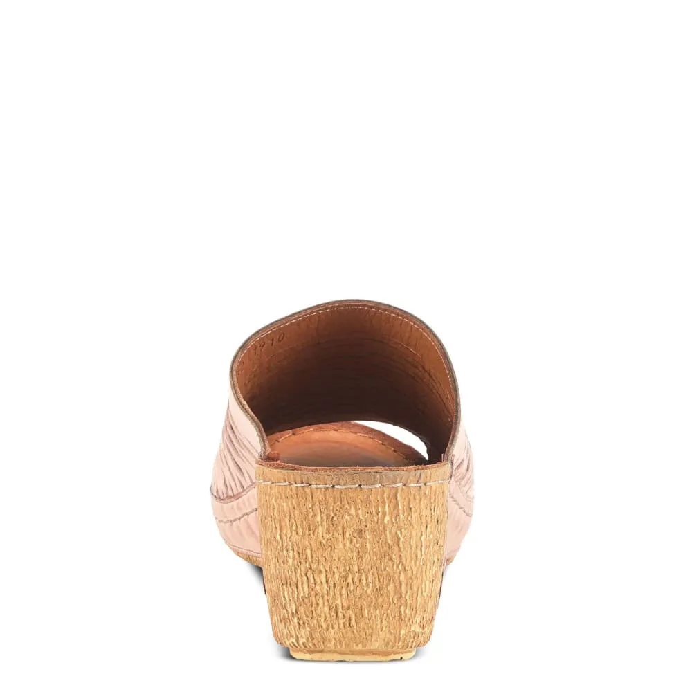 Spring Step Shoes Cunacena Leather Slide Sandal
