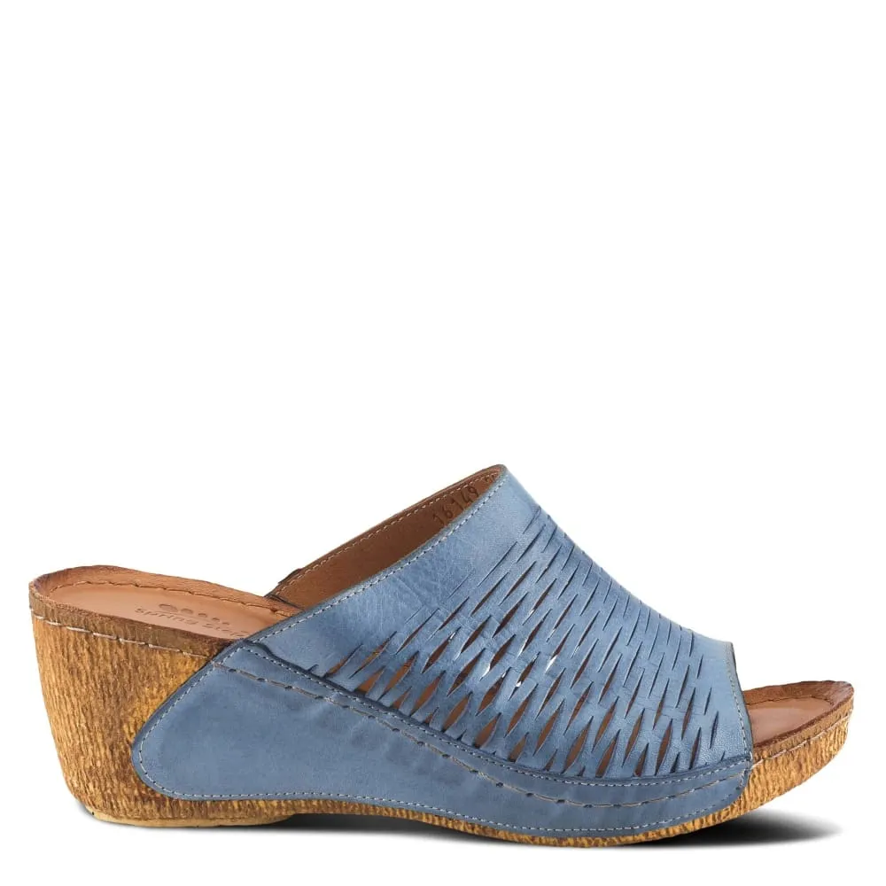 Spring Step Shoes Cunacena Leather Slide Sandal