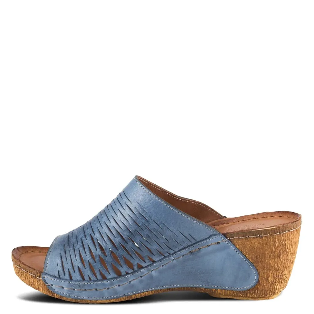 Spring Step Shoes Cunacena Leather Slide Sandal