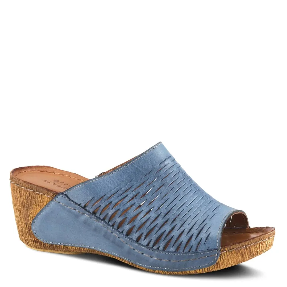 Spring Step Shoes Cunacena Leather Slide Sandal