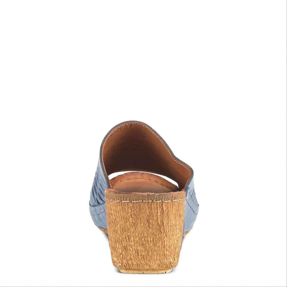 Spring Step Shoes Cunacena Leather Slide Sandal