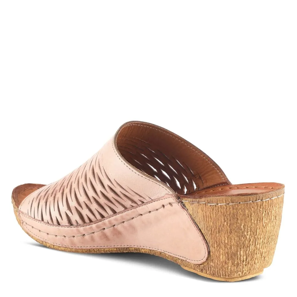 Spring Step Shoes Cunacena Leather Slide Sandal