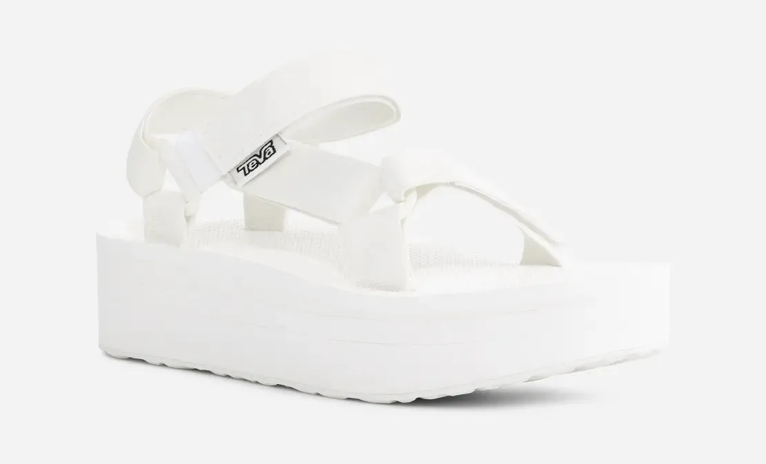 TEVA LADIES FLATFORM UNIVERSAL - BRIGHT WHITE