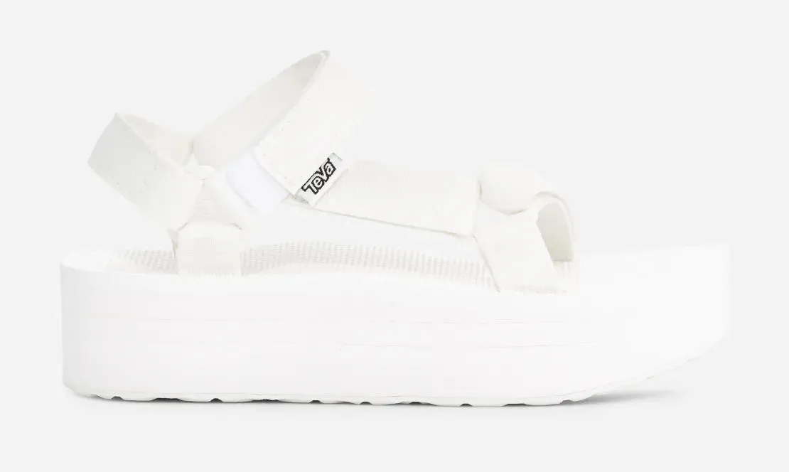 TEVA LADIES FLATFORM UNIVERSAL - BRIGHT WHITE